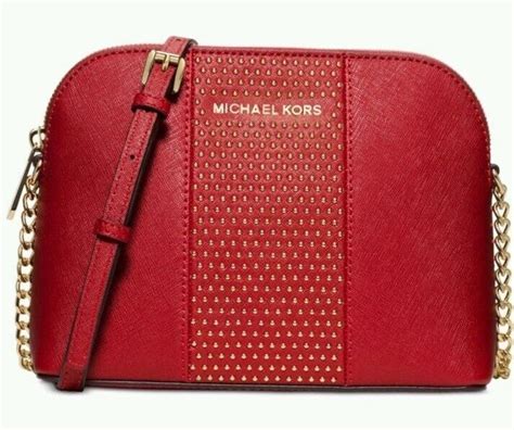 michael michael kors microstud cindy crossbody|Cindy Large Studded Leather Crossbody .